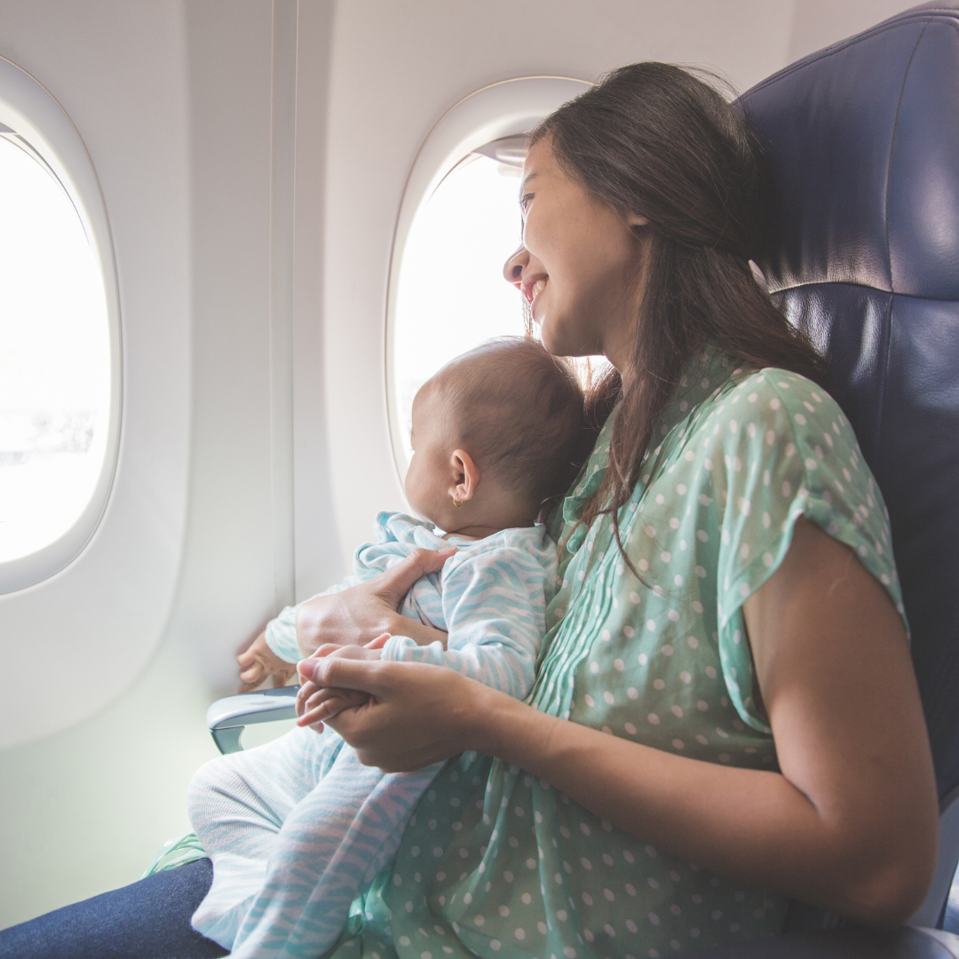 Week 11: Much needed vacation! Let us help prepare you for your first flight with your baby.