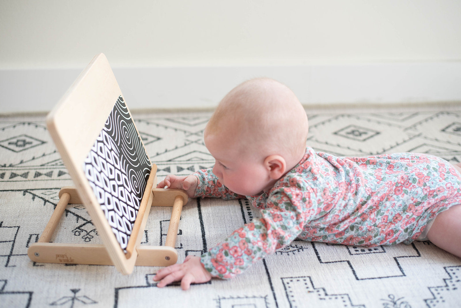 Week 10: Help your fussy baby during tummy time.